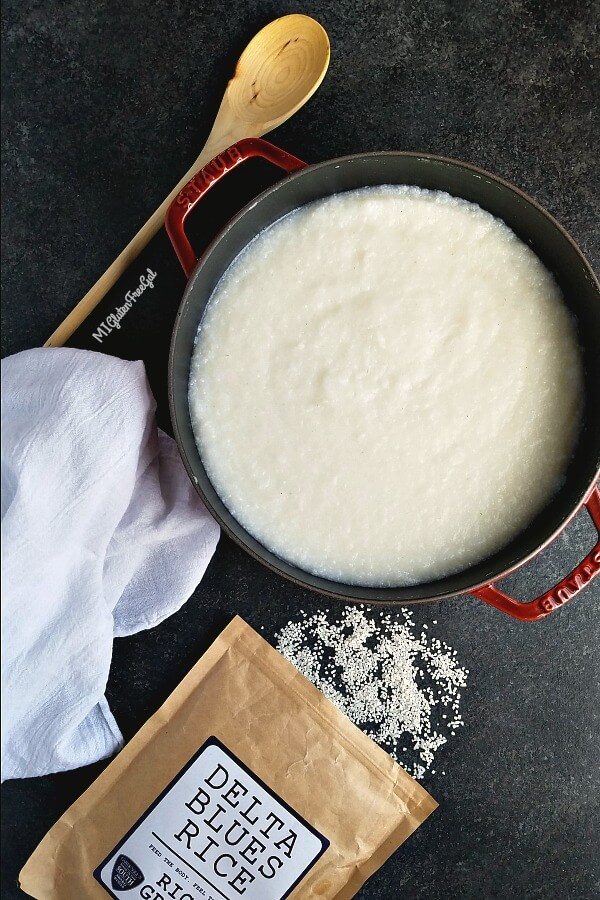 Delta Blues Rice Congee Full Pot with Spoon and Bag