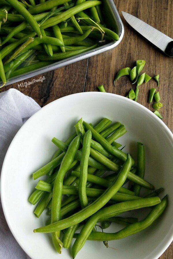 gluten free lebanese green bean stew trimmed green beans