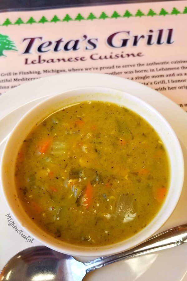 teta's grill gluten free lentil soup