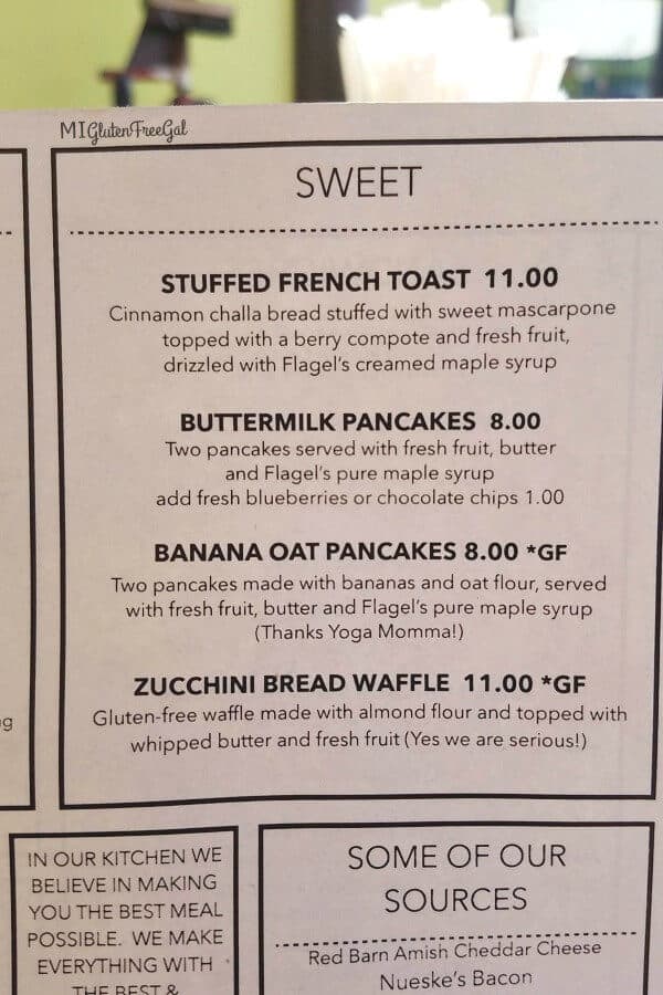 The Mason Jar Cafe Menu Waffle Price