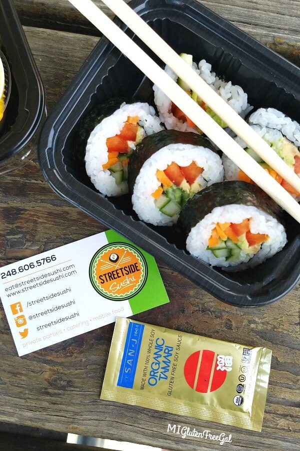 Michigan Gluten Free Food Trucks Streetside Sushi