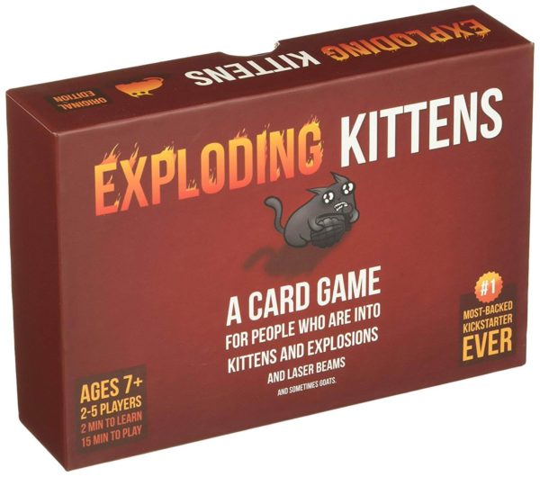 Exploding Kittens Happy Salmon Family-Friendly Party - Card Games for  Adults, Teens & Kids