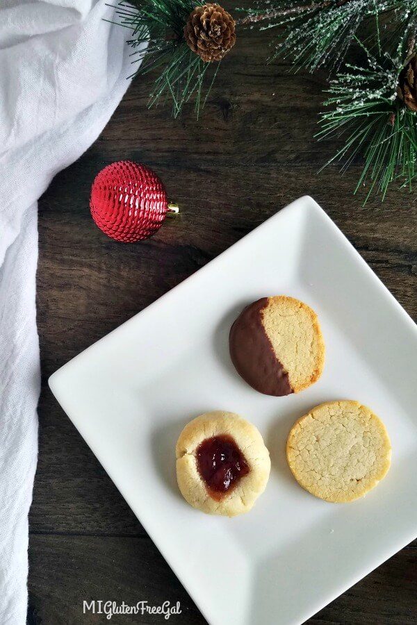 Cultural Gluten Free Christmas Cookies almond shortbread king arthur flour recipe