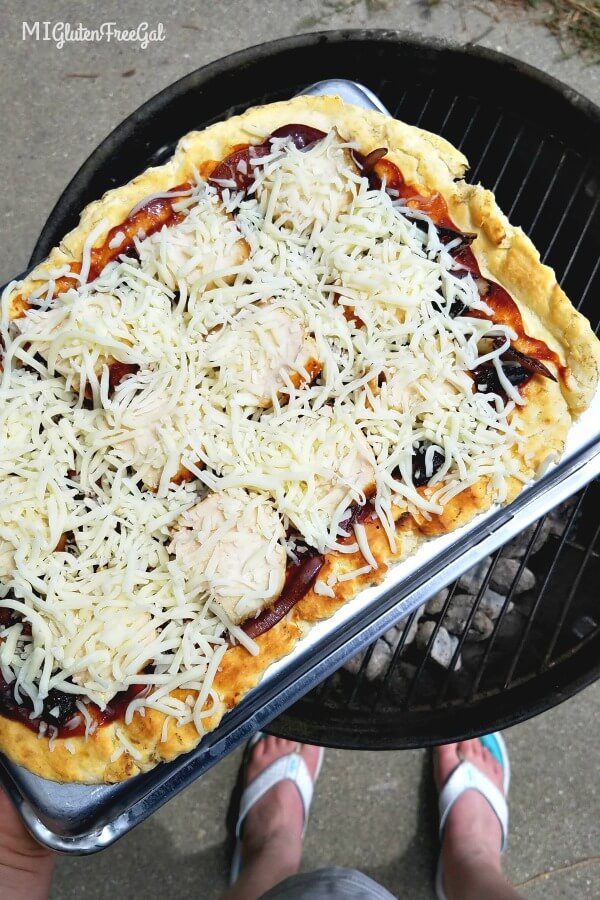 Chebe Barbecue Chicken Grilled Gluten Free Pizza