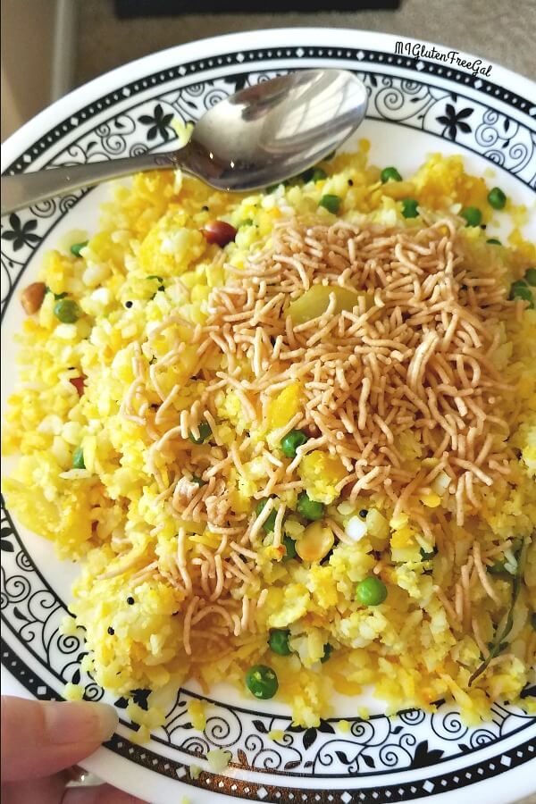 Gluten Free Houston Poha Prepared