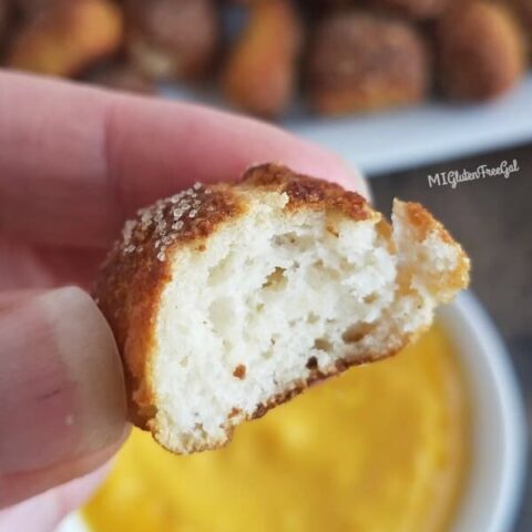 gluten free soft pretzel bites inner softness