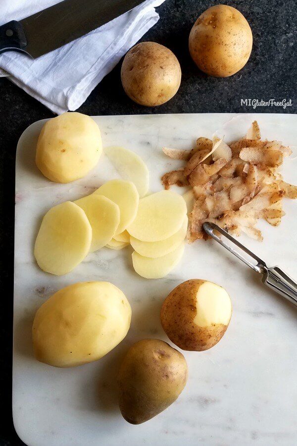 Scalloped Potato Gratin Peeled Potatoes