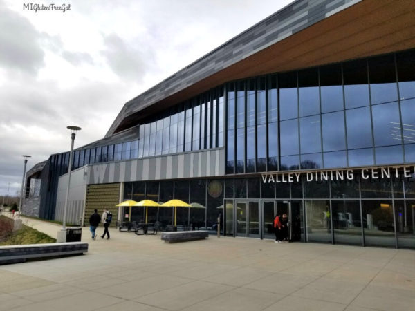 Western Michigan University Valley Dining Center Exterior gluten free options