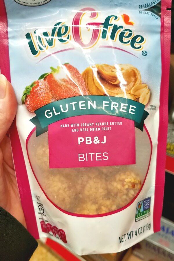 live g free pb+j bites May aldi gluten free special buy
