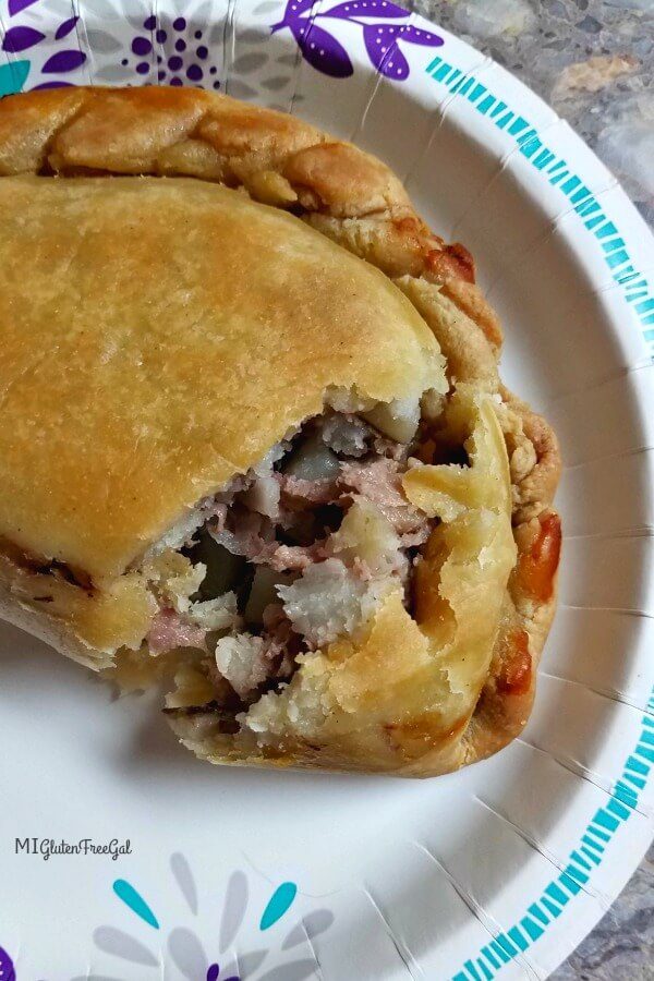 Upper Peninsula Iron Town Pasties gluten free pasty