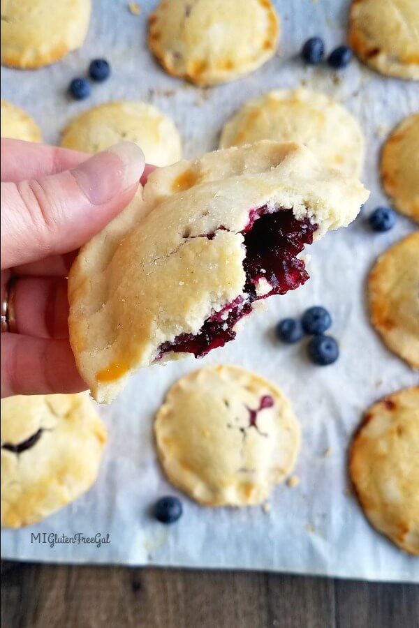 jam hand pies close up 