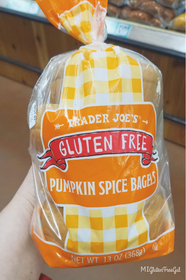 trader joe's gluten free pumpkin bagel