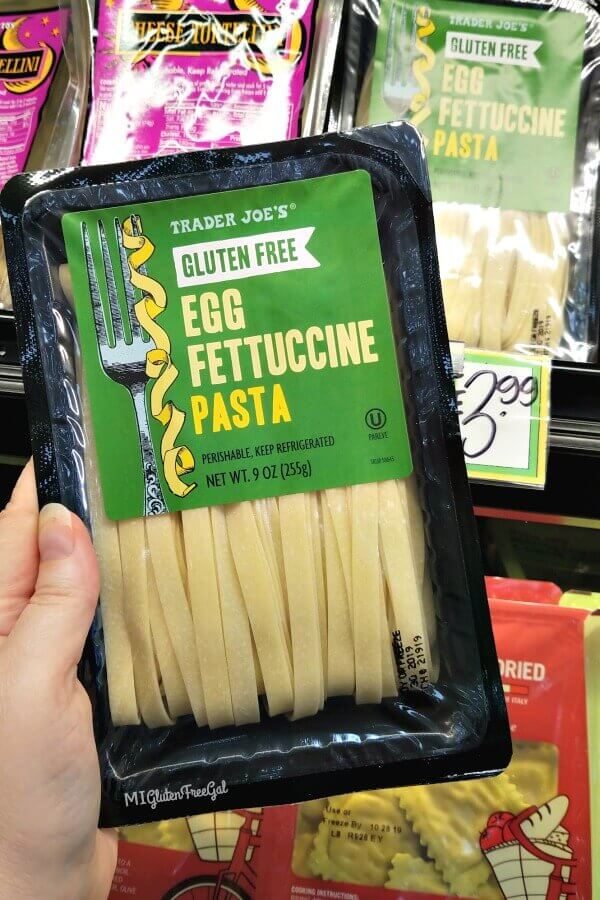 trader joe's gluten free fresh fettuccine