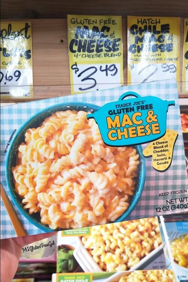 trader joe's gluten free frozen mac and cheese