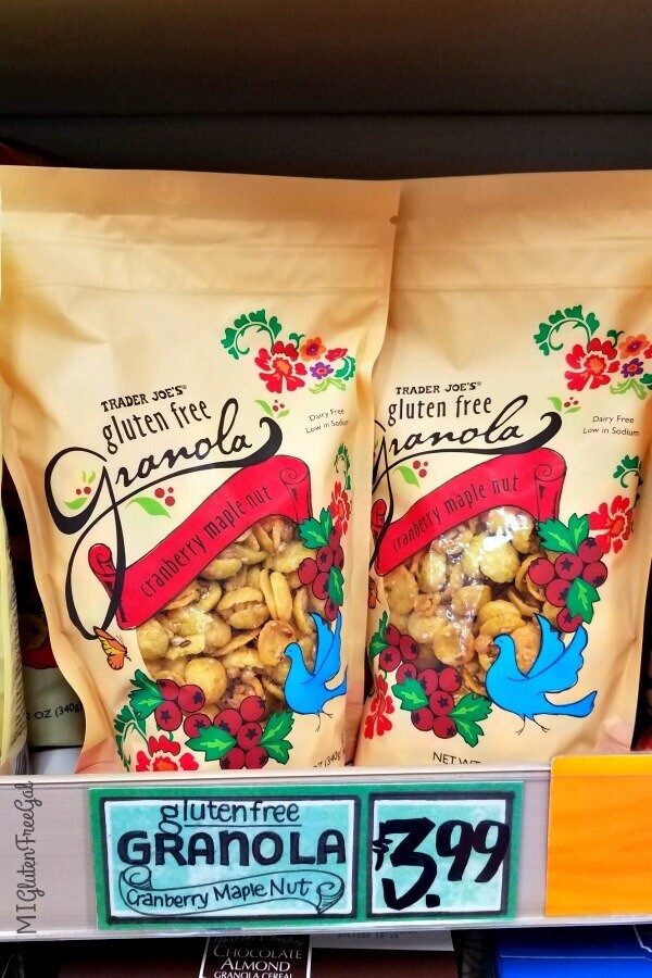 trader joe's gluten free oat free granola 