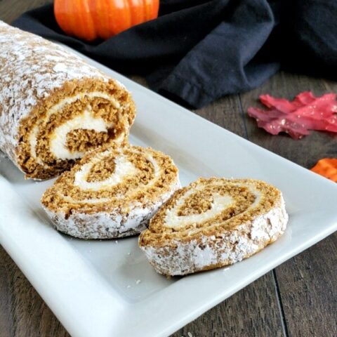 gluten free pumpkin roll inside shot