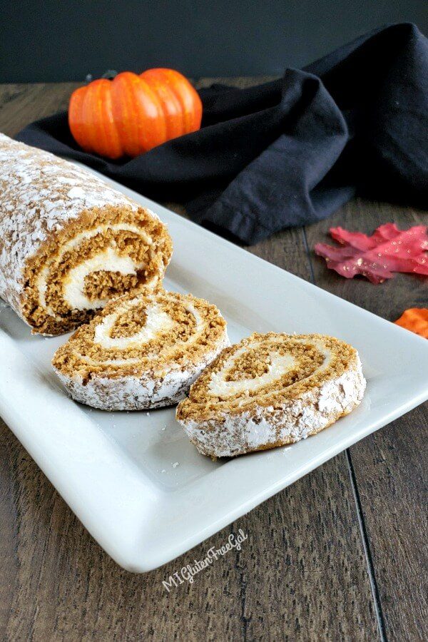 gluten free pumpkin roll inside shot