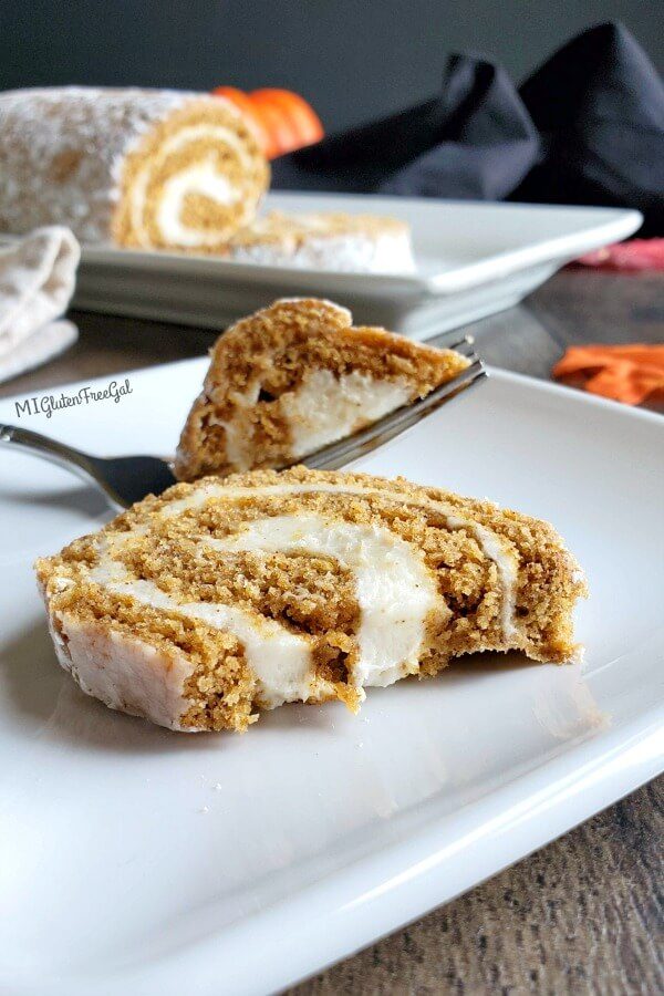 Small Batch Gluten Free Pumpkin Roll - MI Gluten Free Gal