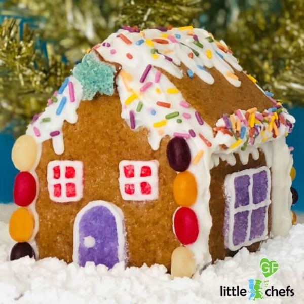 gluten free gingerbread house kits Little GF Chefs 