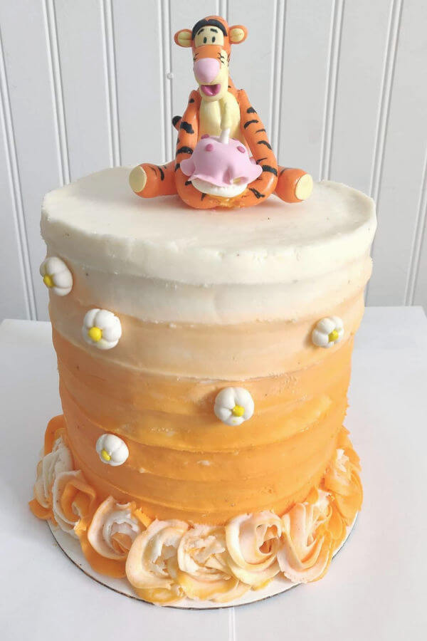 Baby tigger cake for Talal! For orders please contact us through the link  in our profile or send us a DM! ‎للاستفسار عن الاسعار و الطلبات… | Instagram