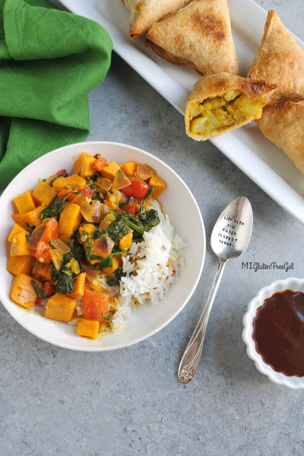 Sweet Potato Spinach Curry Sarah Nevins