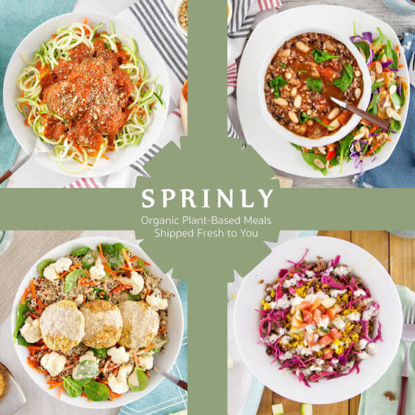 sprinly gluten free plant based meals