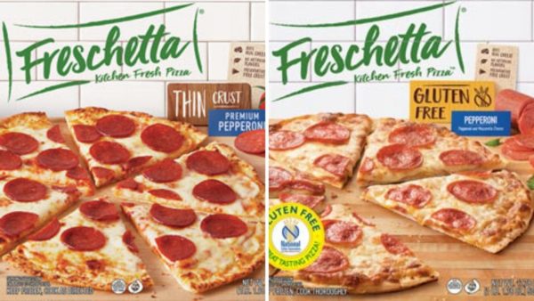 Freschetta Wheat vs Gluten Free Packaging