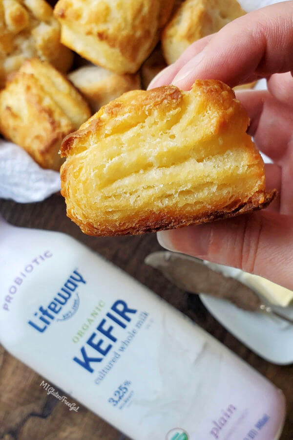 Gluten Free Biscuit Made with Lifeway Kefir