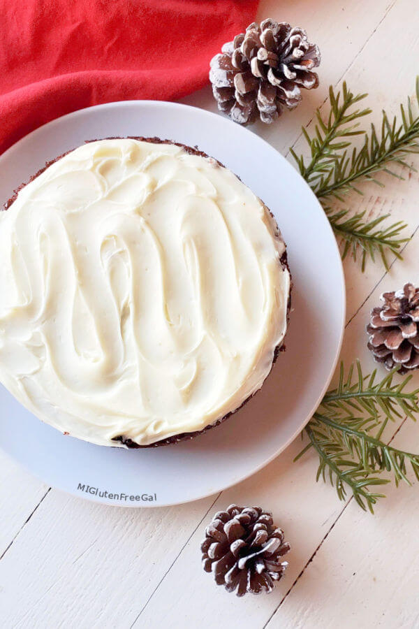 6 inch round gluten free gingerbread cake