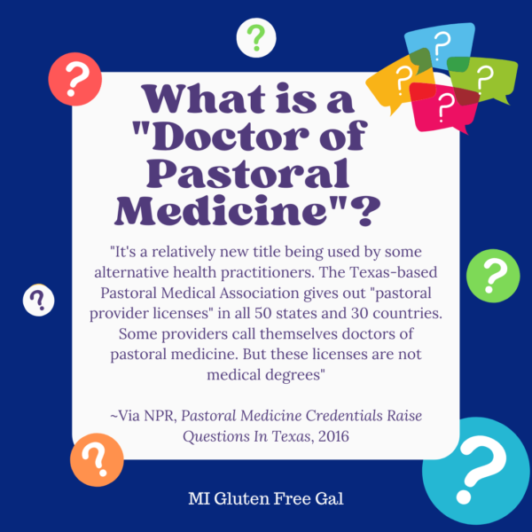 what is a doctor of pastoral medicine via NPR