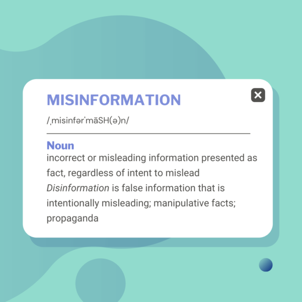 definition of misinformation