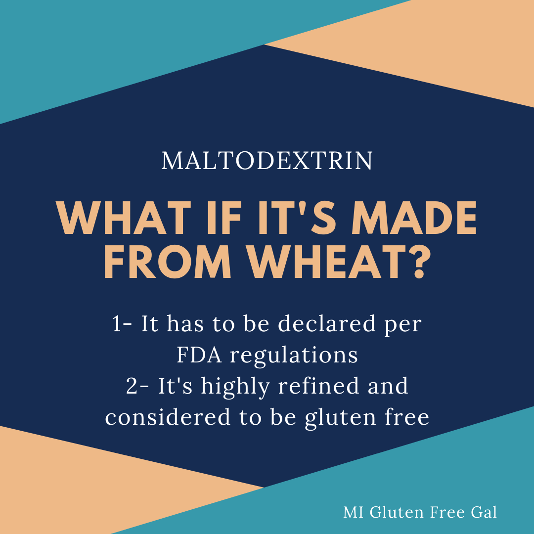 Is Maltodextrin Gluten Free? MI Gluten Free Gal