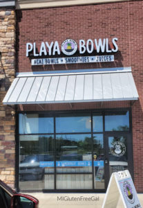 Playa Bowls Gluten Free Options