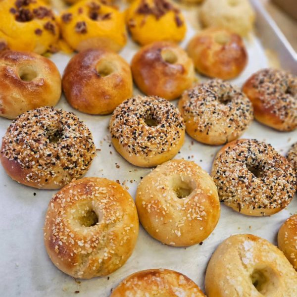 Gluten Free Bagels at Bliss Bakery in Holland, Michigan