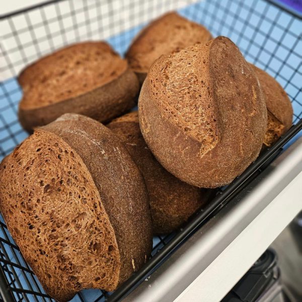 Gluten free bread made at Bliss Bakery in Holland, Michigan
