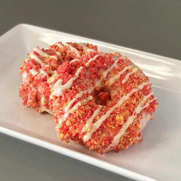 Keto Katz Strawberry Crunch Donuts