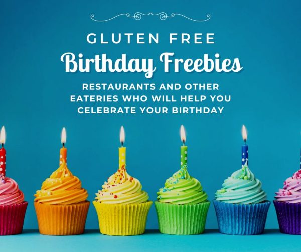 Gluten Free Birthday Freebies