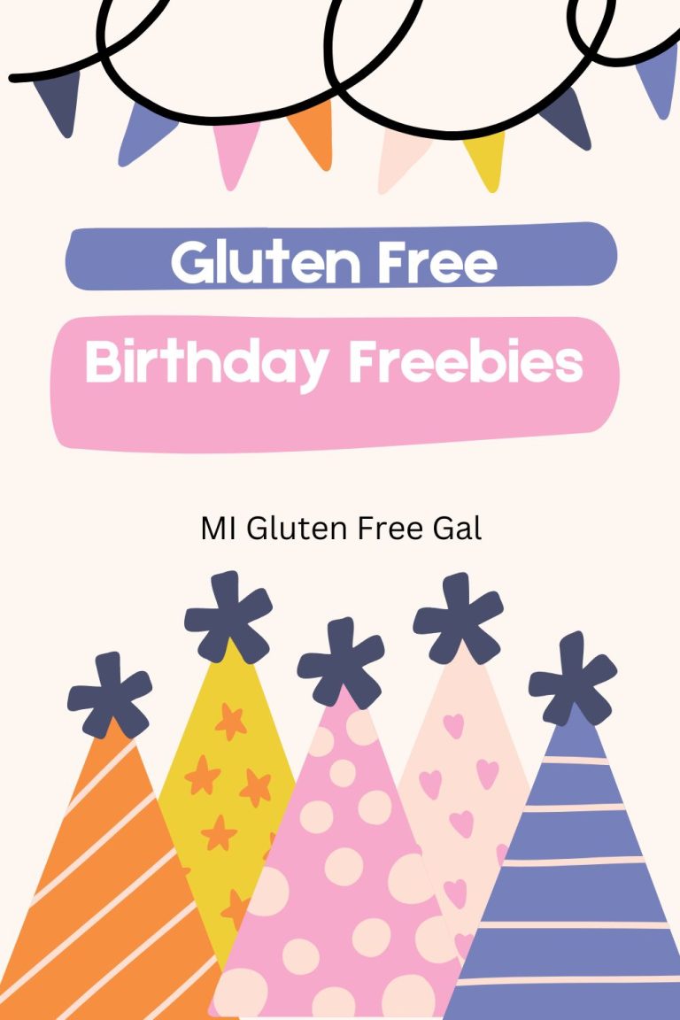 Gluten Free Birthday Freebies