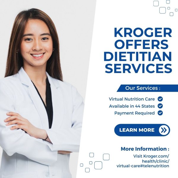 Kroger offers virtual dietitian services