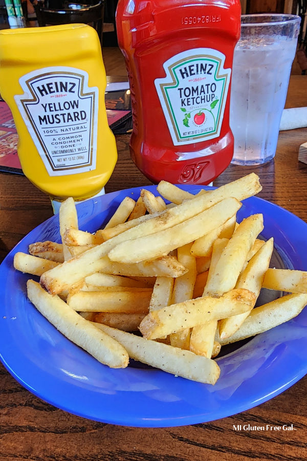 Gluten Free Fries cooked in a dedicated broaster