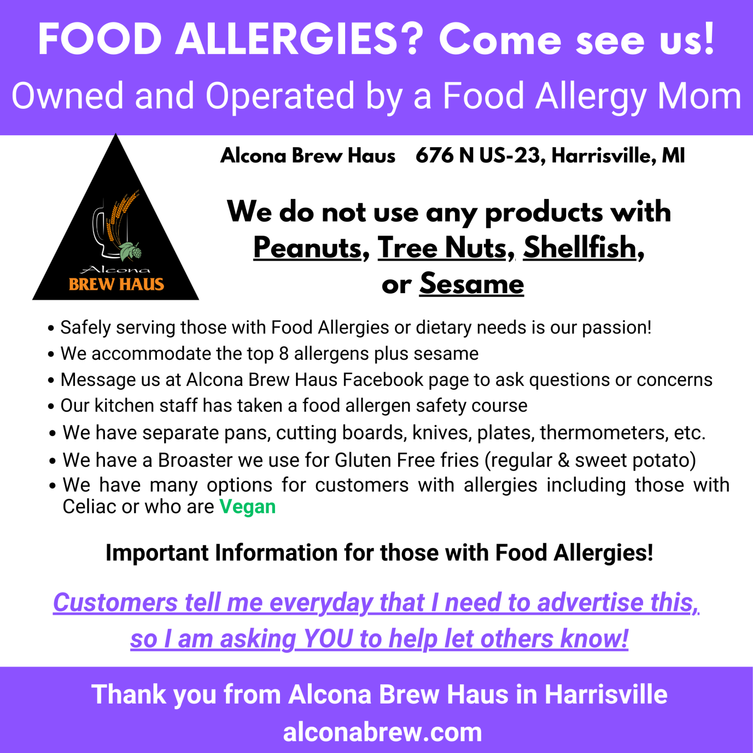 Alcona Brew Haus Gluten Free Options MI Gluten Free Gal Alcona Brew Haus Gluten Free Options MI Gluten Free Gal