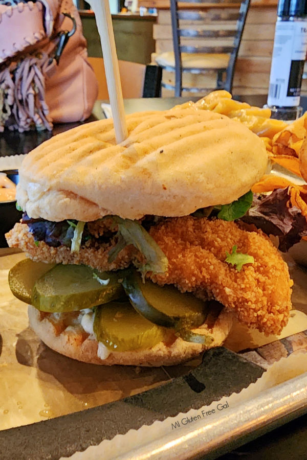 Public House Gluten Free Fried Chicken Sandwich