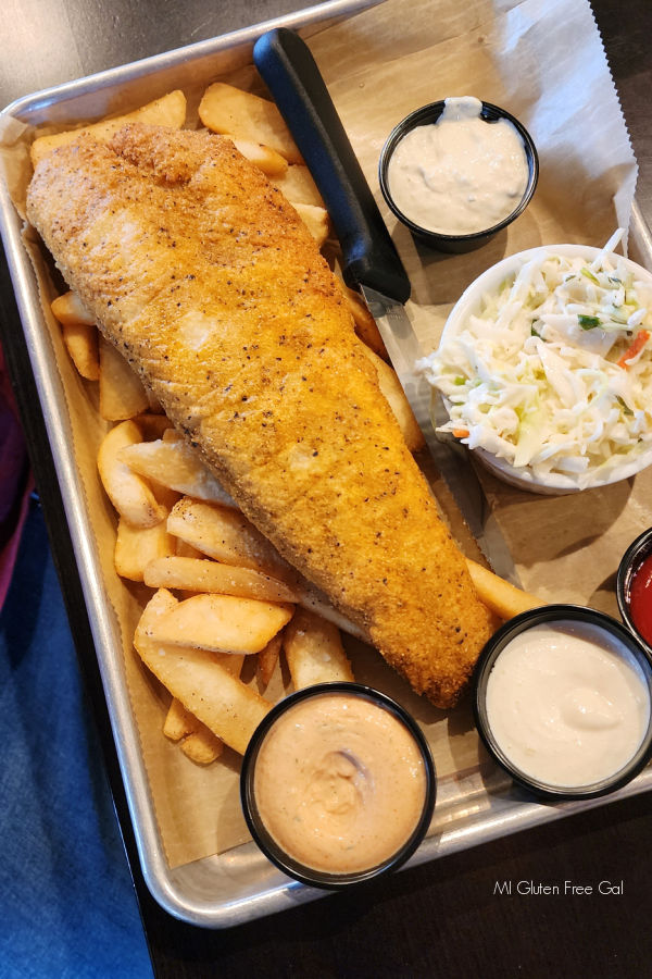 Public House Gluten Free Fried Fish in Monroe, MI