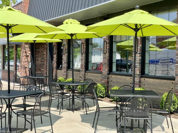 Patio Seating at Public House in Monroe, MI