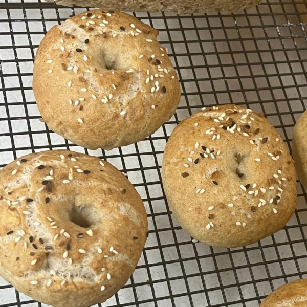 Gluten Free Sourdough Everything Bagels