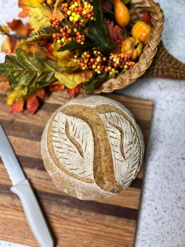 Gluten Free Sourdough bread made by Simply Gluten Free Kitchen in Bay City Michigan