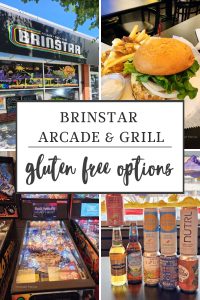 Brinstar Arcade and Grill Gluten Free Options Pinterest Image