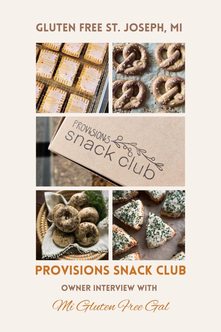 Provisions Snack Club Gluten Free in St. Joseph MIchigan