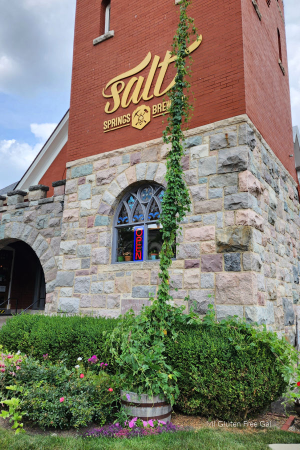 Exterior of Salt Springs Brewery in Saline Michigan