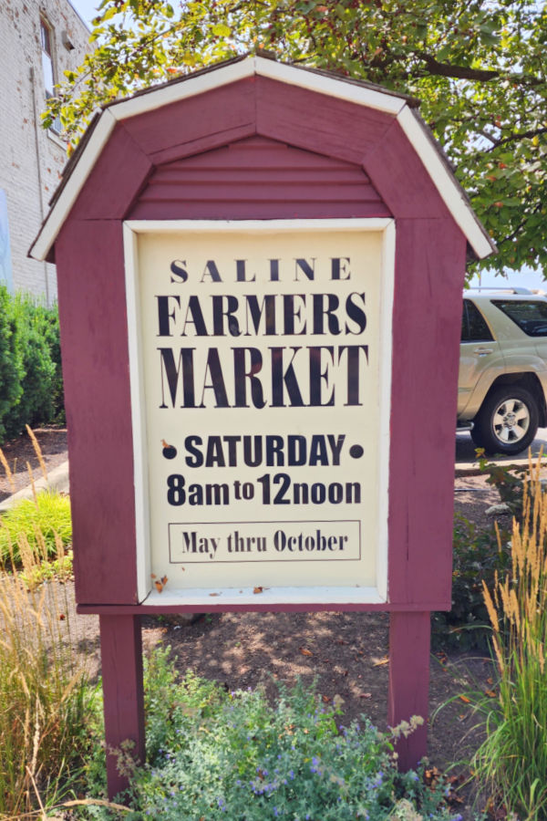 Saline Michigan Farmers Market May Through October on Saturdays from 8 am to noon